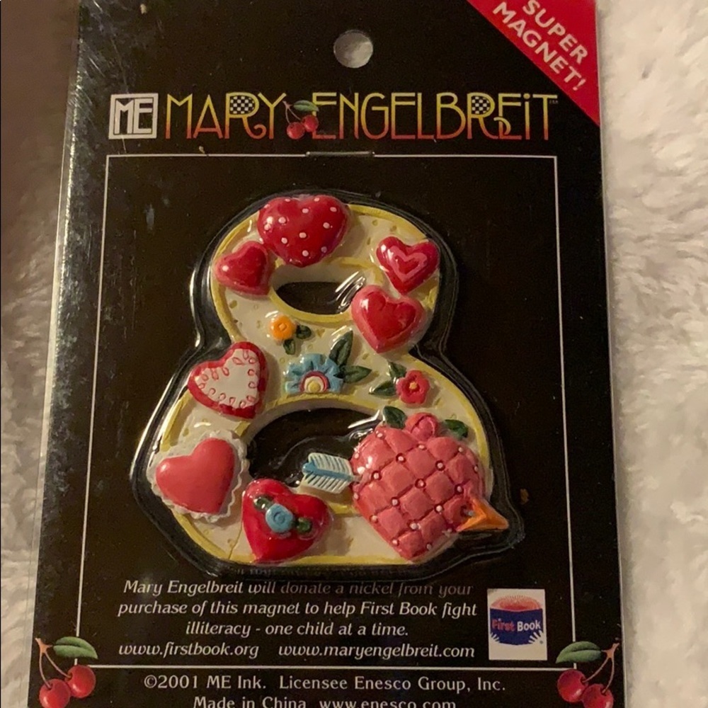 Mary Engelbreit Enseco Super Magnet #8(Eight)